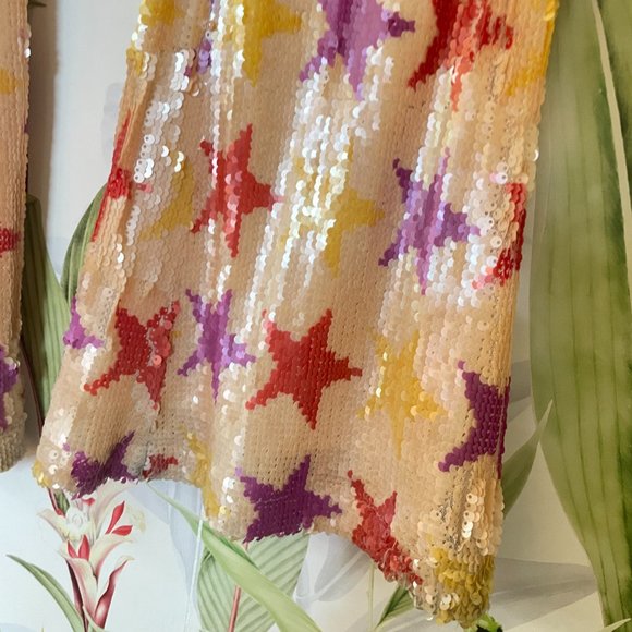 Nasty Gal Sequin Star Flare Pants - Picture 5 of 5